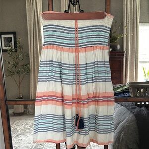 Ocean Drive Striped Mini Dress - Blue, Pink, White